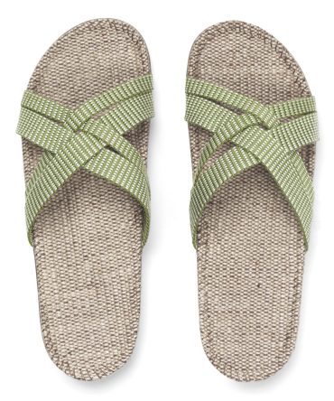 Shangies Sandals GREEN LEAVES
